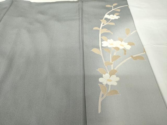 平和屋着物●訪問着　作家物　枝花文　暈し染め　金彩　正絹　逸品　AABF9638ck