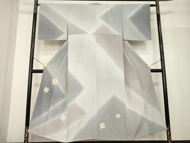 平和屋着物●訪問着　駒刺繍　源氏香　暈し染め　金彩　正絹　逸品　AABF9643ck