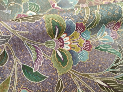 平和屋着物●訪問着 更紗花鳥文 暈し染め 金彩 正絹 逸品 AABF9647ck