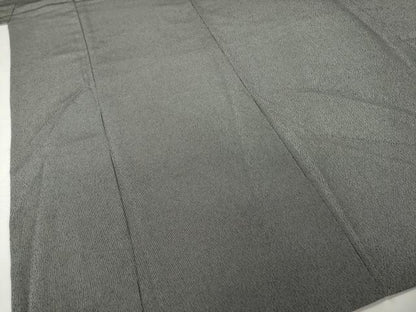 平和屋着物●江戸小紋　万筋　黒×白　ロング丈　洗える着物　AABF9650ck