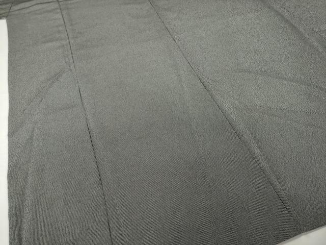 平和屋着物●江戸小紋　万筋　黒×白　ロング丈　洗える着物　AABF9650ck