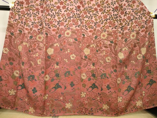 平和屋着物●訪問着 辻が花 舞花文 正絹 逸品 未使用 AABF9652ck