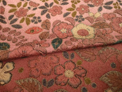 平和屋着物●訪問着 辻が花 舞花文 正絹 逸品 未使用 AABF9652ck