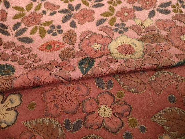 平和屋着物●訪問着 辻が花 舞花文 正絹 逸品 未使用 AABF9652ck