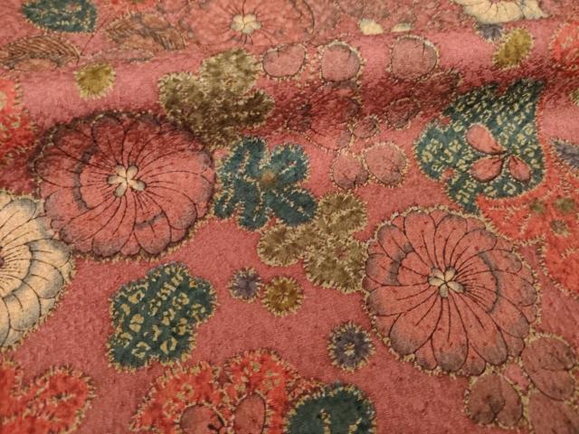平和屋着物●訪問着 辻が花 舞花文 正絹 逸品 未使用 AABF9652ck