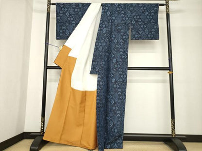 平和屋着物●上質な紬 松竹 正絹 逸品 AABF9653ck
