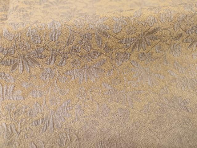 平和屋着物●お召　訪問着　花唐草文　暈し染め　正絹　逸品　AABF9657ck