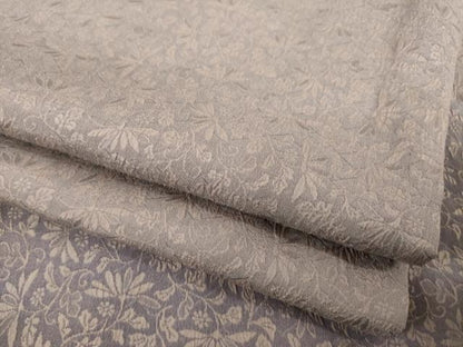 平和屋着物●お召　訪問着　花唐草文　暈し染め　正絹　逸品　AABF9657ck
