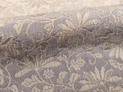 平和屋着物●お召　訪問着　花唐草文　暈し染め　正絹　逸品　AABF9657ck