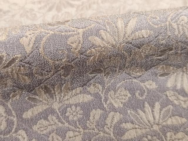 平和屋着物●お召　訪問着　花唐草文　暈し染め　正絹　逸品　AABF9657ck