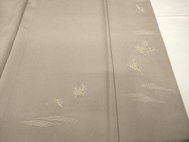 平和屋着物●訪問着　友禅　扇面花文　金彩　正絹　逸品　AABF9659ck