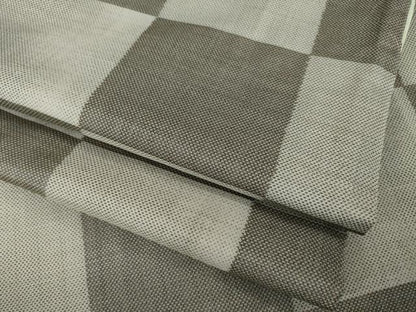平和屋着物●本場大島紬　市松文　正絹　逸品　AABF9663ck