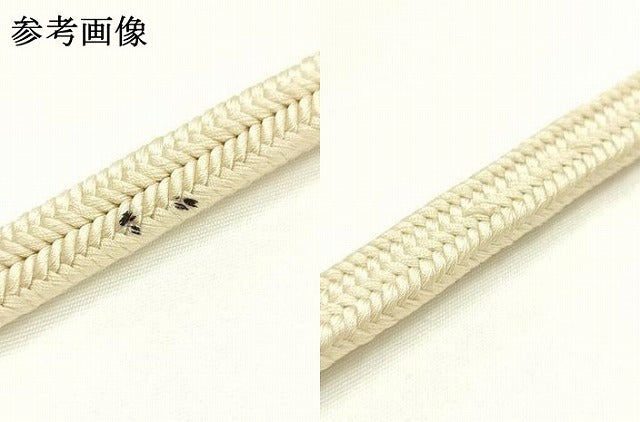 平和屋着物●極上　有職組紐道明　帯締め　冠組　練色　宮内庁御用　国立博物館御用　東京芸術大学御用 　逸品　AABF9804ay