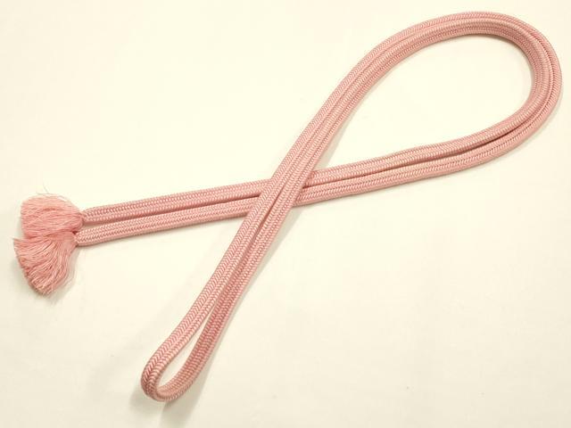 平和屋着物●極上　有職組紐道明　帯締め　冠組　珊瑚色　宮内庁御用　国立博物館御用　東京芸術大学御用 　逸品　AABF9815ay