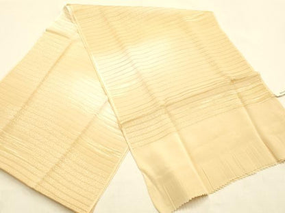 平和屋着物＊夏物　和装小物　帯締め・帯揚げセット　レース組　伊賀くみ紐　霞文　暈し染め　金糸　正絹　逸品　未使用　AABF9881ay