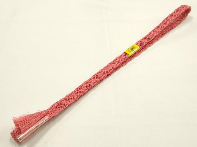 平和屋着物＊夏物 和装小物 帯締め・帯揚げセット レース組 霞文 流水花地紋 暈し染め 正絹 逸品 未使用 AABF9882ay