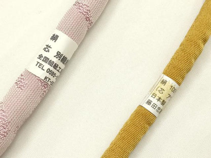 平和屋着物●和装小物　上質な帯締め10本セット　丸ぐけ　花柄　暈し　撚り房　逸品　未使用品あり　AABF9901ay