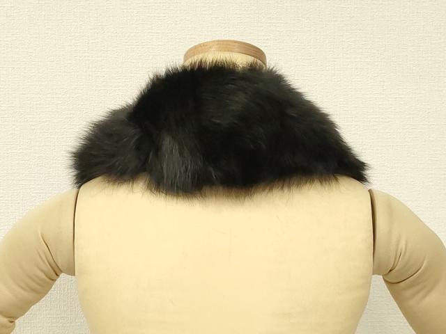 平和屋着物▼和装小物 SAGAFOX サガフォックス ショール フォックスファー 毛皮 ティペット ストール 防寒 逸品 AABF9925ay