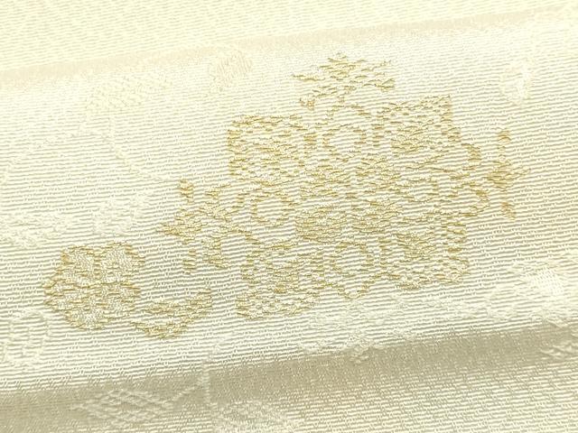 平和屋本店●和装小物　帯締め・帯揚げセット　高麗組 綾出し　正倉院模様　丹後ちりめん　タケハナ　正絹　逸品　未使用　AABF9947ay