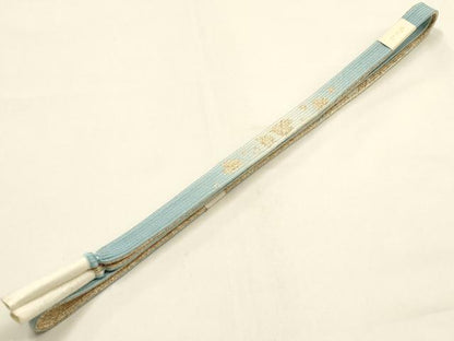 平和屋本店●和装小物　帯締め・帯揚げセット　高麗組 綾出し　正倉院模様　丹後ちりめん　タケハナ　正絹　逸品　未使用　AABF9947ay
