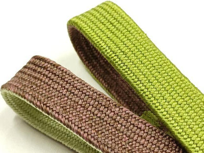 平和屋着物●和装小物　帯締め・帯揚げセット　高麗組 綾出し　刺繍　花楽器文　笛　暈し　金糸　逸品　未使用品あり　AABF9954ay
