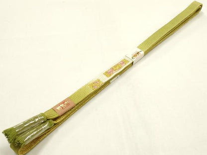 平和屋着物●和装小物　帯締め・帯揚げセット　高麗組　辻が花　暈し染め　金糸　金彩　撚り房　逸品　AABF9955ay