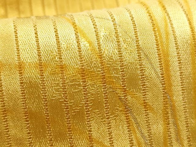 平和屋着物＊夏物 和装小物 帯締め・帯揚げセット 平組 レース組 芝草文 暈し染め 金糸 金彩 逸品 未使用 AABF9959ay