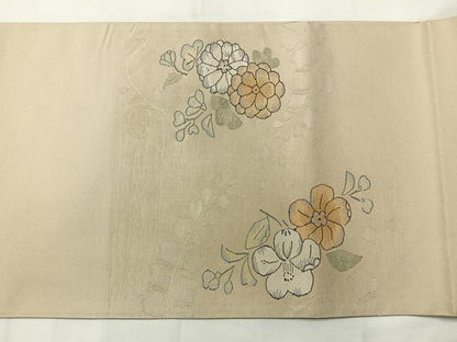 平和屋着物◎太鼓柄袋帯 辻が花 正絹 逸品 AABG0046uk