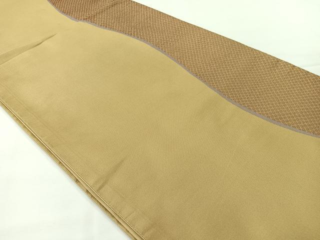 平和屋着物◎六通柄袋帯 よろけ縞 正絹 逸品 AABG0060uk