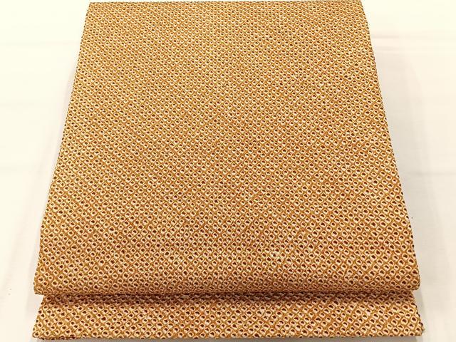 平和屋着物◎九寸開き名古屋帯 総絞り 正絹 逸品 AABG0158uk