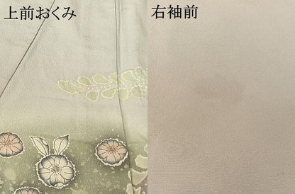 平和屋着物▽訪問着 単衣 作家物 絞り 辻が花 正絹 逸品 AABG0205jh