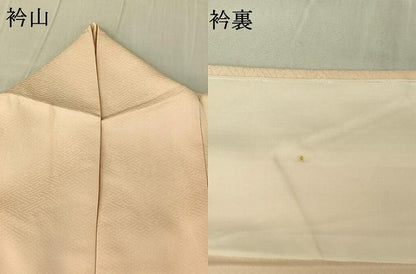 平和屋着物▽訪問着 単衣 刺繍 草花文 正絹 逸品 AABG0210jh