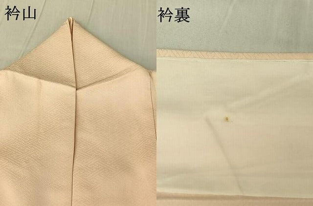 平和屋着物▽訪問着 単衣 刺繍 草花文 正絹 逸品 AABG0210jh
