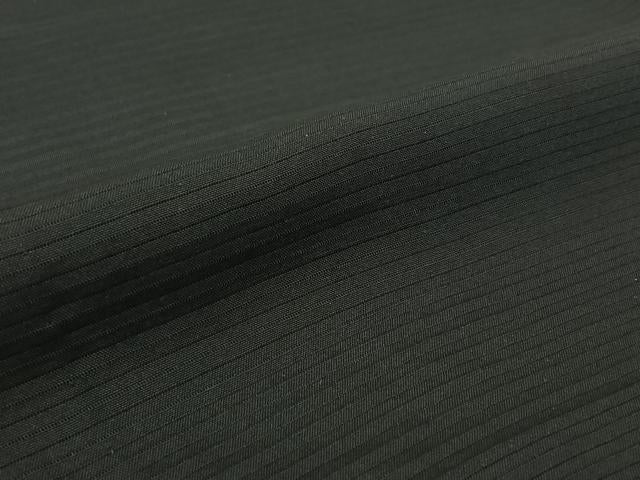 平和屋着物▽男性 羽織 黒紋付 スリーシーズン 春夏秋 塵除け 暗黒色 正絹 逸品 AABG0218jh