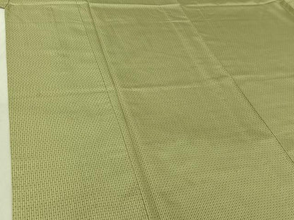 平和屋着物▽本草木染作家　瑞寶　本場縞大島紬　単衣　縞　正絹　逸品　AABG0228jh