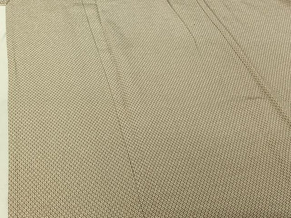 平和屋着物▽上質な小紋 単衣 花尽くし文 正絹 逸品 AABG0252jh