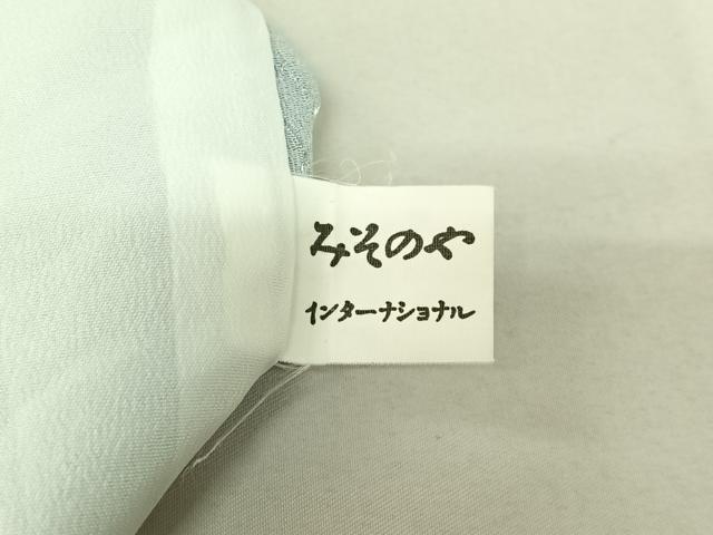 平和屋着物▽小紋　単衣　色紙花文　洗える着物　AABG0261jh