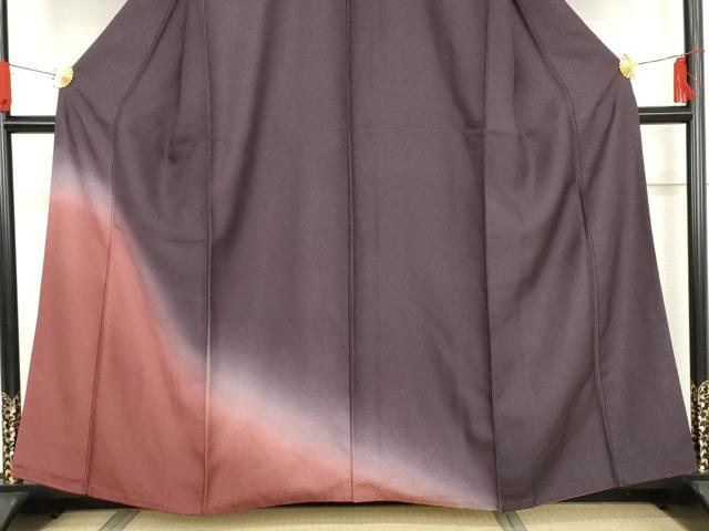 平和屋着物●訪問着　霞文　暈し染め　正絹　逸品　AABG0291cs
