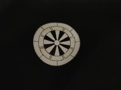 平和屋着物●男性　黒紋付　正絹　逸品　AABG0297cs