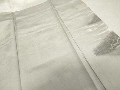 平和屋着物●墨描き友禅 小牧信定 訪問着 尾瀬 暈し染め 正絹 逸品 AABG0312cs
