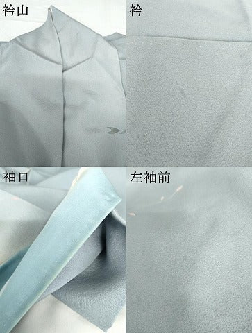 平和屋着物●訪問着　手描き　枝花文　暈し染め　金彩　正絹　逸品　AABG0316cs