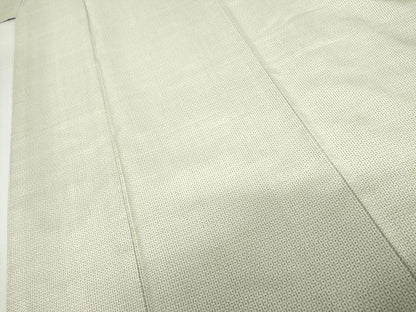 平和屋着物●本場大島紬　アンサンブル　白大島　亀甲絣　正絹　逸品　AABG0319cs