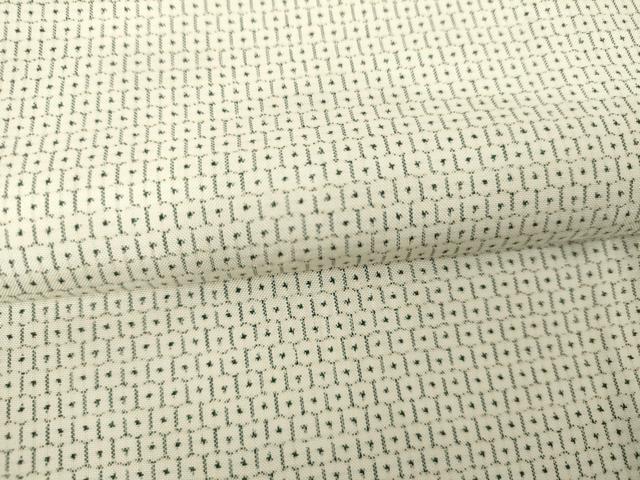 平和屋着物●本場大島紬　アンサンブル　白大島　亀甲絣　正絹　逸品　AABG0319cs