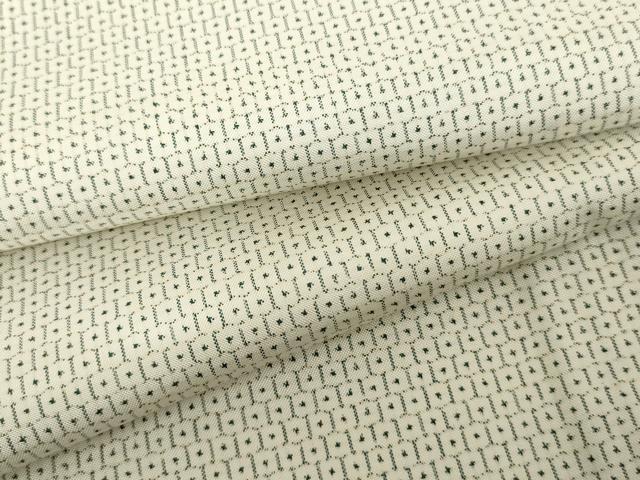 平和屋着物●本場大島紬　アンサンブル　白大島　亀甲絣　正絹　逸品　AABG0319cs