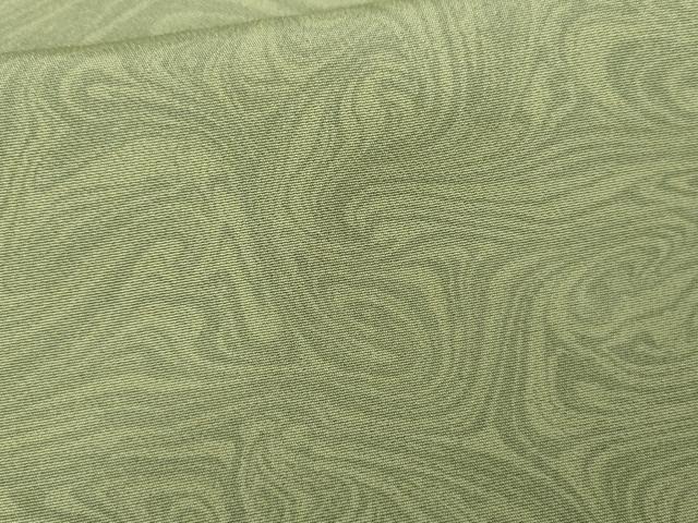 平和屋着物●上質な小紋　墨流し文様　正絹　逸品　AABG0337cs