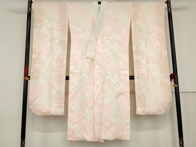 平和屋着物●豪華振袖・長襦袢(袷)セット 友禅 駒刺繍 舞花文 金彩 正絹 逸品 AABG0341cs