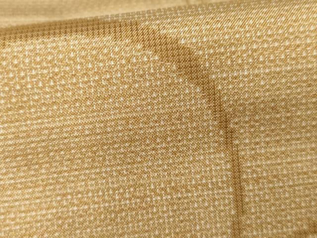 平和屋着物●東郷織物謹製 本場大島紬 160亀甲 唐草文 証紙付き 正絹 逸品 AABG0349cs