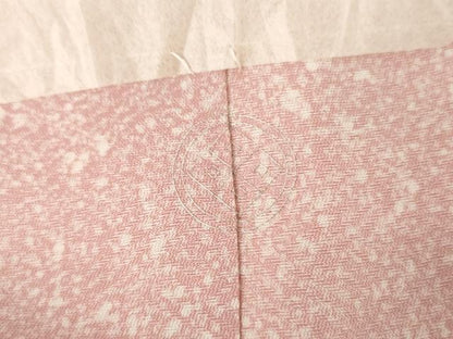 平和屋着物●訪問着 松竹梅文 たたき染め 高島屋扱い 正絹 逸品 AABG0355cs