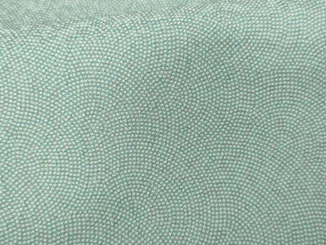 平和屋着物●伝統工芸師　服部光擴　江戸小紋　鮫小紋柄　正絹　逸品　AABG0361cs