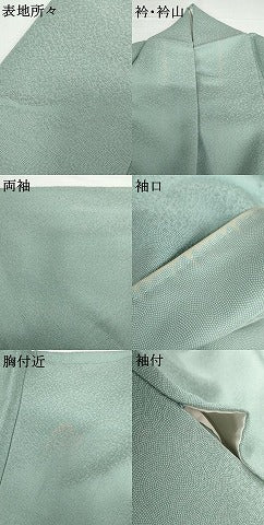平和屋着物●伝統工芸師　服部光擴　江戸小紋　鮫小紋柄　正絹　逸品　AABG0361cs